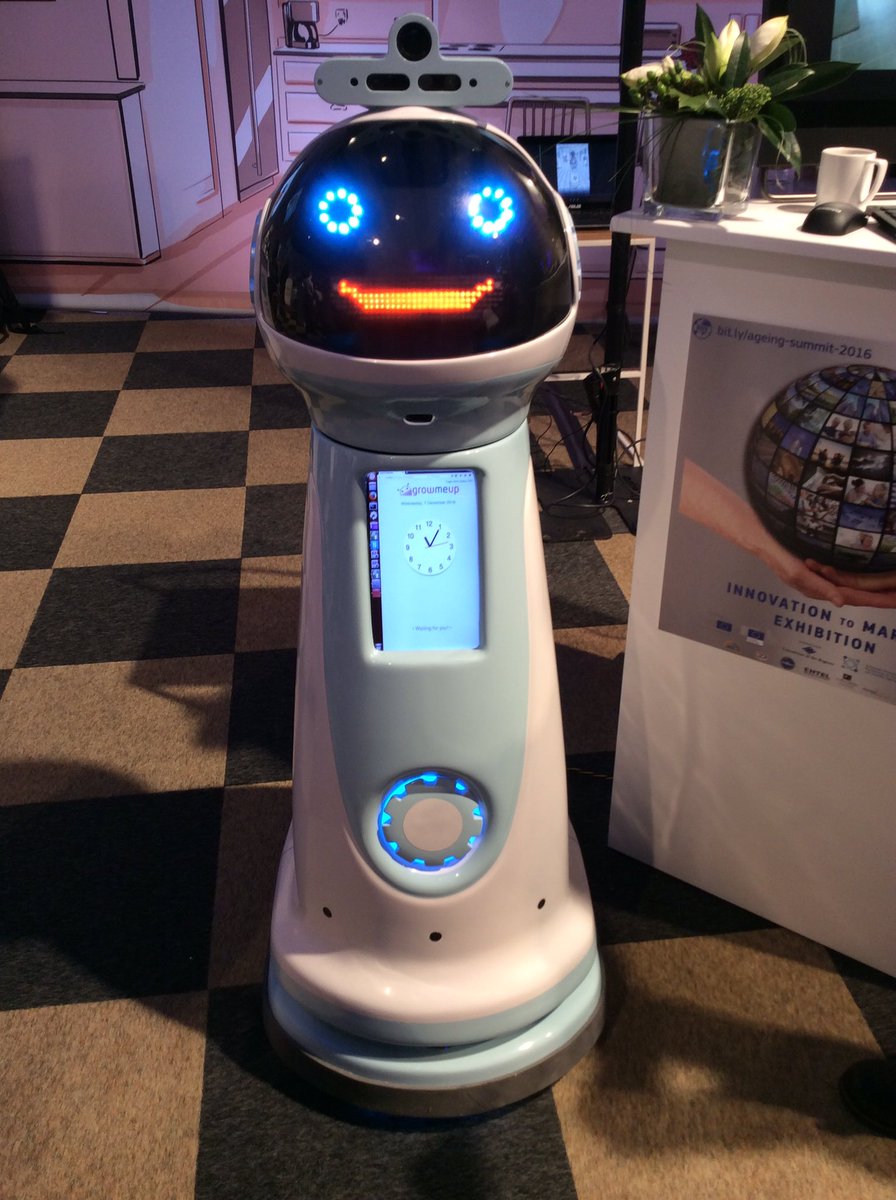EU #H2020 project <a href="/GrowMeUp/">GrowMeUp H2020</a> robot Hugo can enhance the lives of Europe's elderly citizens bit.ly/2kV5udP