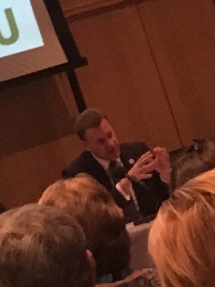 RHeath39's tweet photo. Jim Mosley promotes the red tractor assurance scheme #NFU17 #redtractor #supportbritishfarming https://t.co/ljIwQcE29V