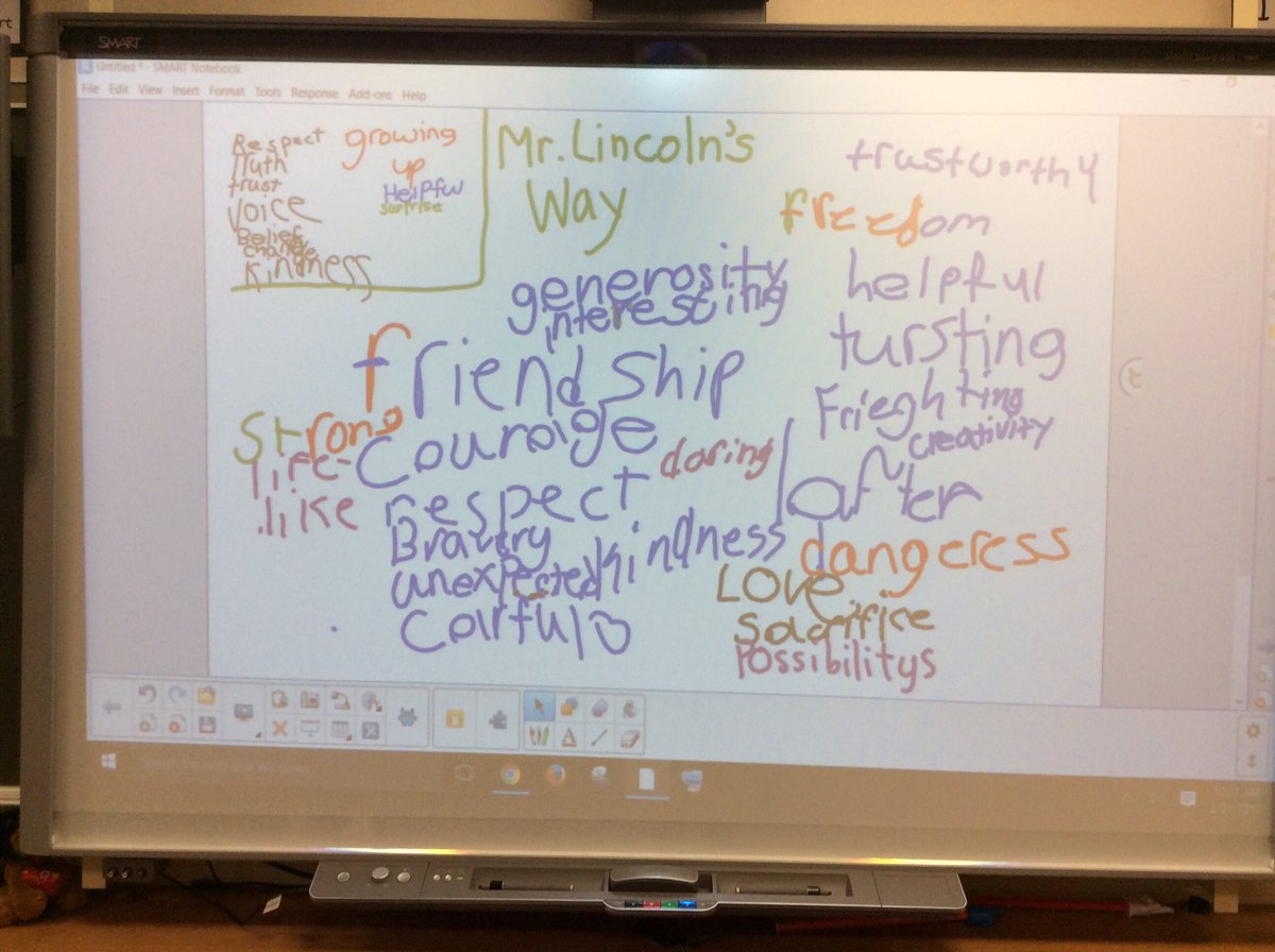 TeamKaufman's tweet photo. We're thinking of topics from the story. Next we will search for themes. -Jayda #concordpride #NIICEPD https://t.co/4vQAvgXnuA