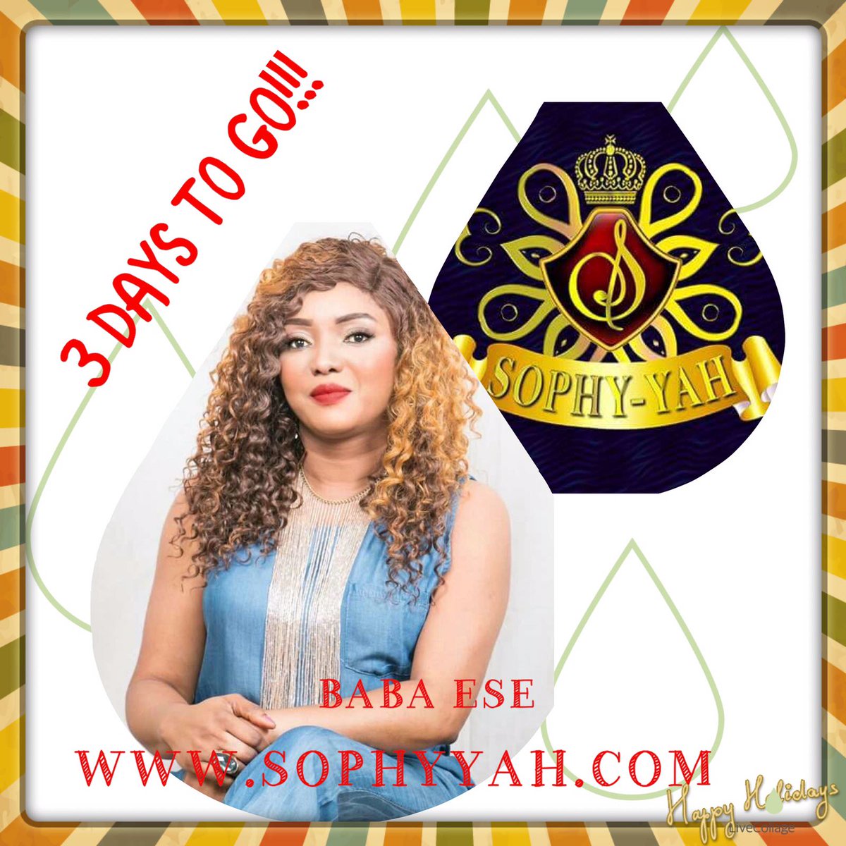 the_worldface's tweet photo. ONLY 3DAYS TO GO Countdown to the Release of #UK Songstress @sophy_yah Single"BABA ESE" #anticipate #BABAESE https://t.co/jp4dgNkAnk