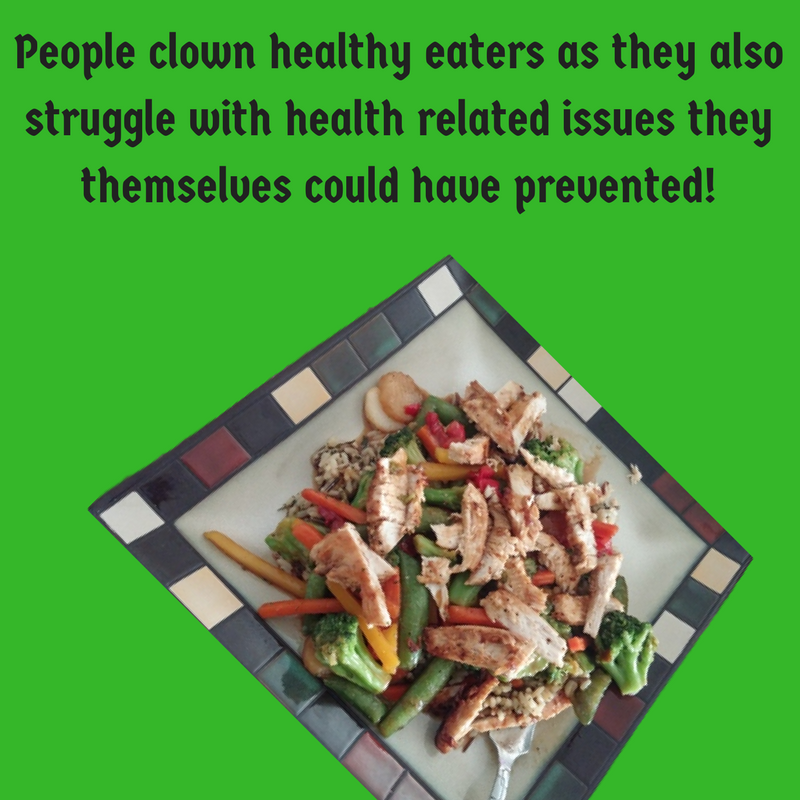 bradsstyle's tweet photo. Why clown healthy Eaters... https://t.co/GhIODrLgW0