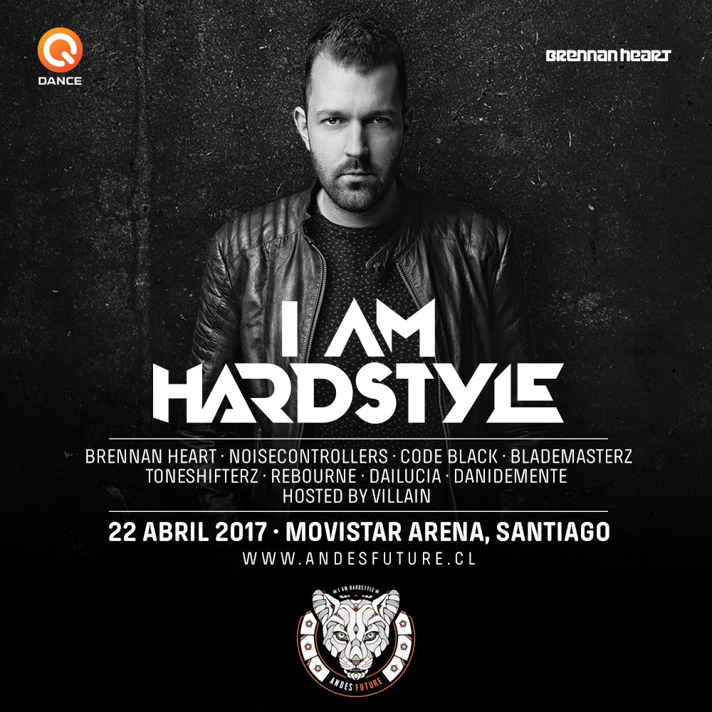 djbrennanheart's tweet photo. The 22nd of April we unite for #IAMHARDSTYLE Chile! 🇨🇱

Tickets: https://t.co/iarIMSXW3O https://t.co/j5XgSGdLh8