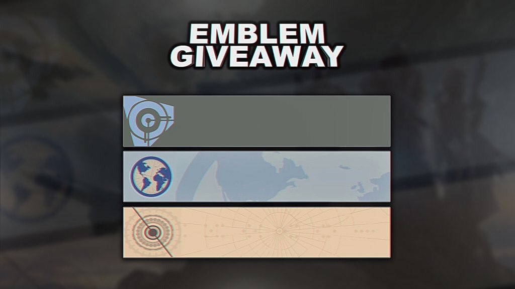 Hollowtide's tweet photo. Doing an emblem giveaway with @Kruzer and @Mind_Shaz. 3 winners! Ends March 10th! https://t.co/MaJgGwAeLA https://t.co/nRwYuffvXA