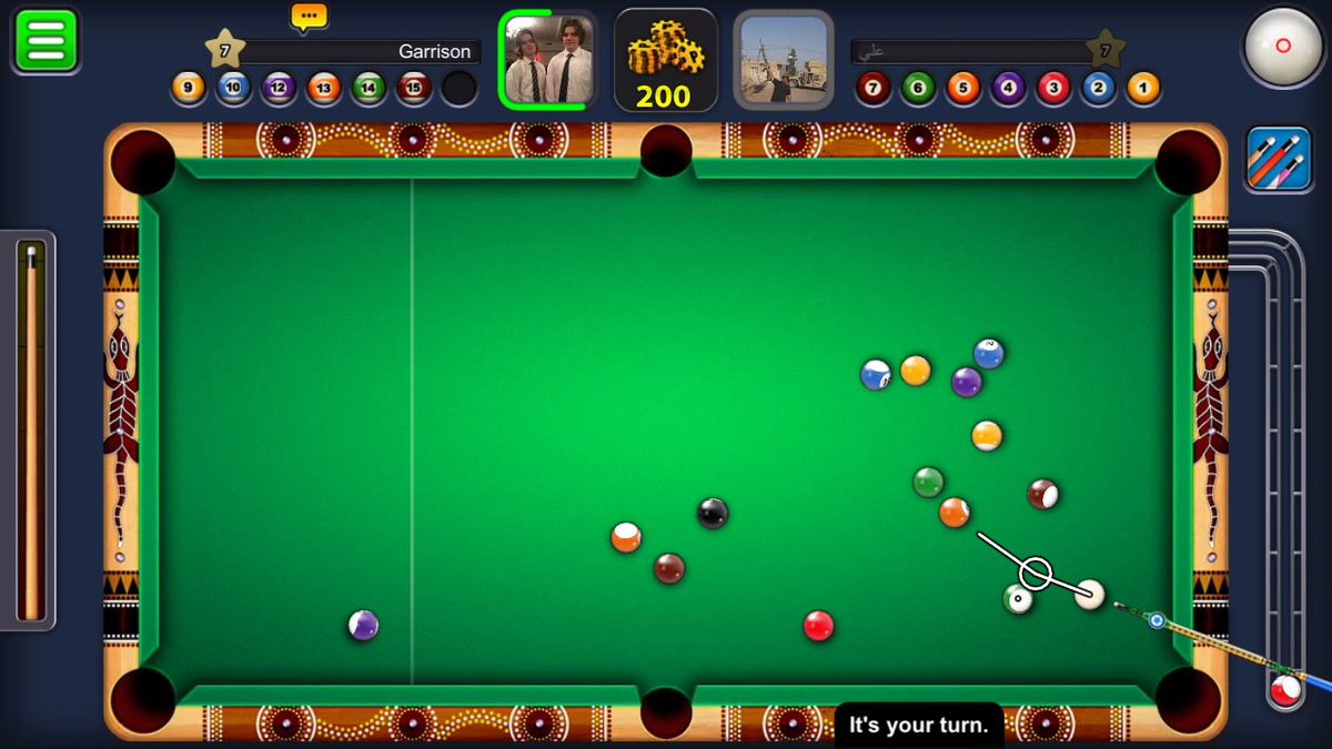 Gjacob220's tweet photo. You never know who u will get on 8 ball https://t.co/p7T5gLUm5Z