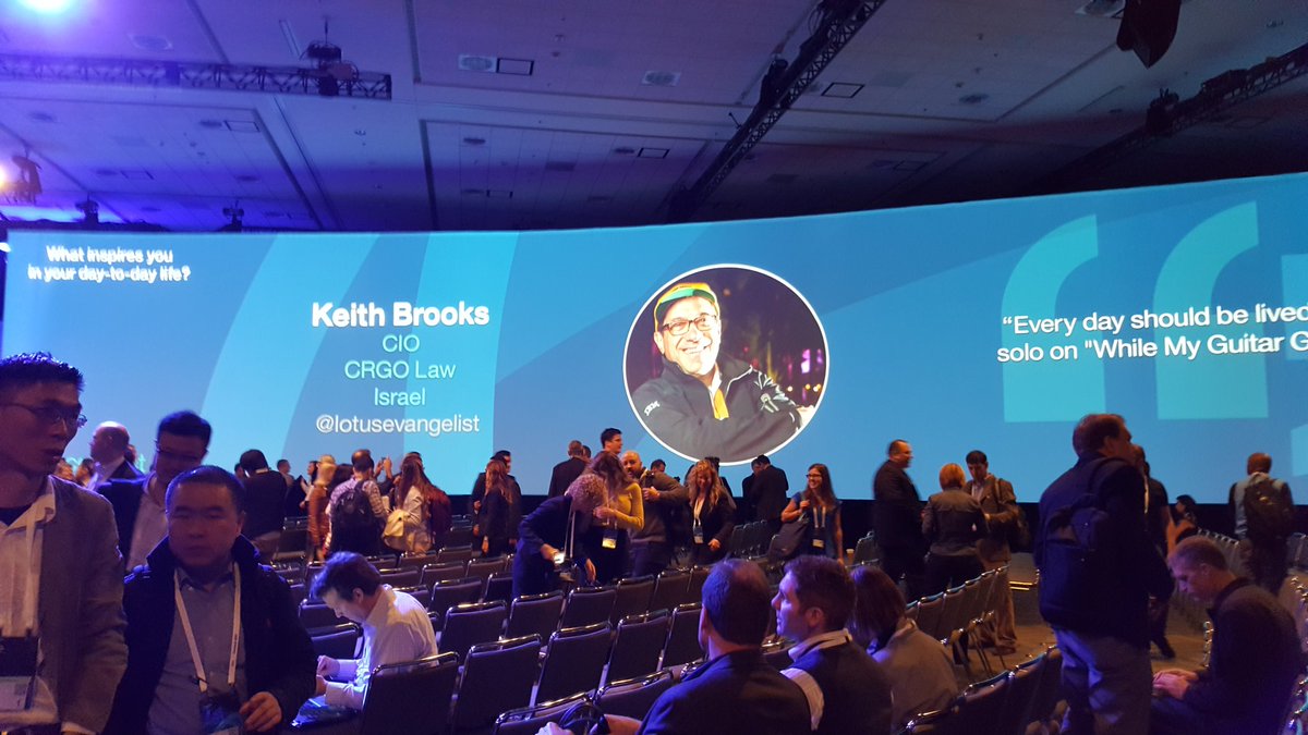 LotusEvangelist's tweet image. They let us on the big screen #ibmconnect