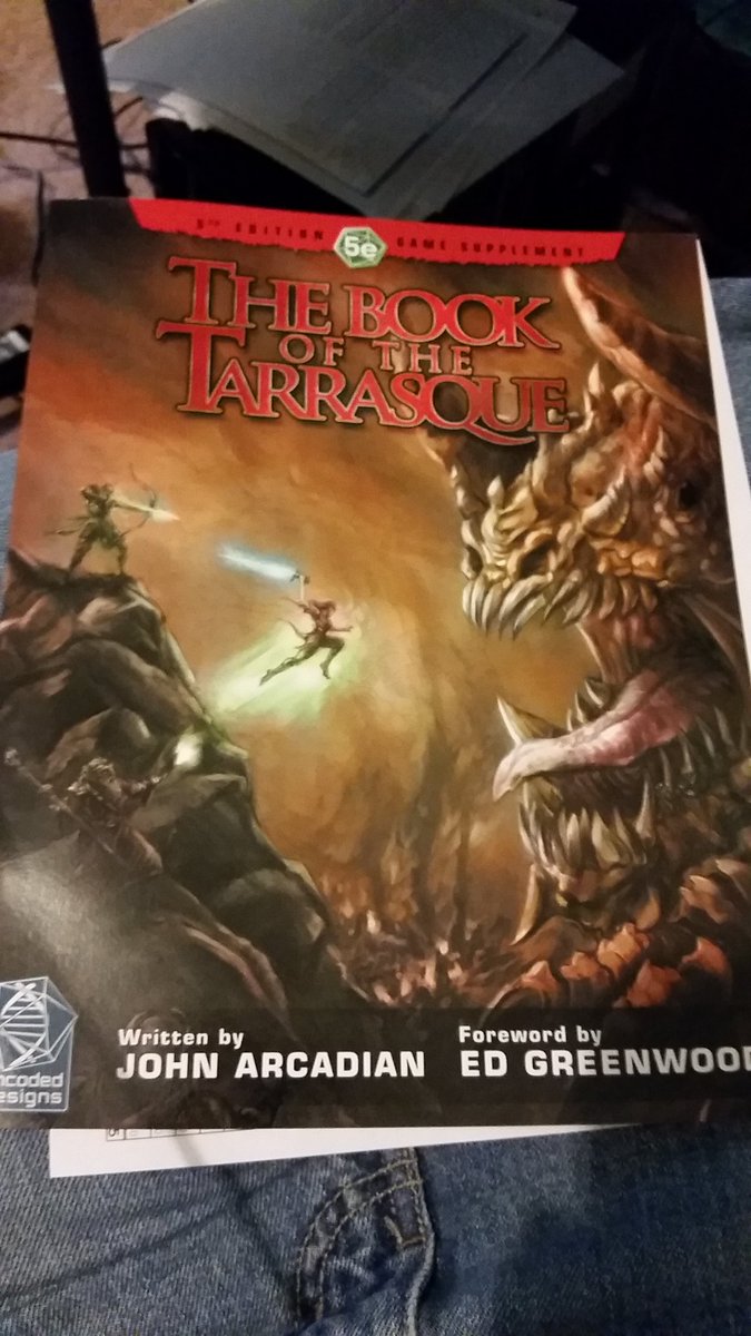 encodeddesigns's tweet photo. Got the print proof of #TbotT. It looks sharp. https://t.co/uNMEVehREs