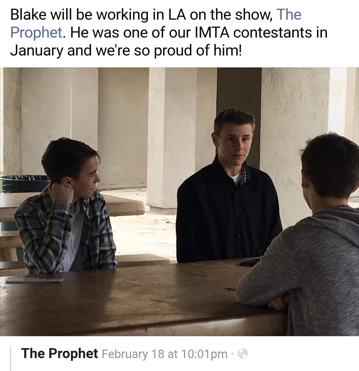 CarynIntl's tweet image. One of our @IMTA stars. So proud of you, Blake! @lalamodeltalent @carynmodels