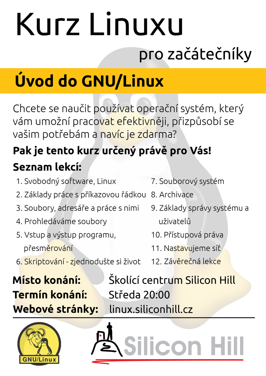 romanovcze's tweet photo. Chcete zacit s linuxem? #AdminsSH pro vas pripravili novou akademii @Silicon_Hill. Zaciname ve stredu 1. 3. Vice na https://t.co/SqRqh7jYVe https://t.co/XBv4BRFp9A
