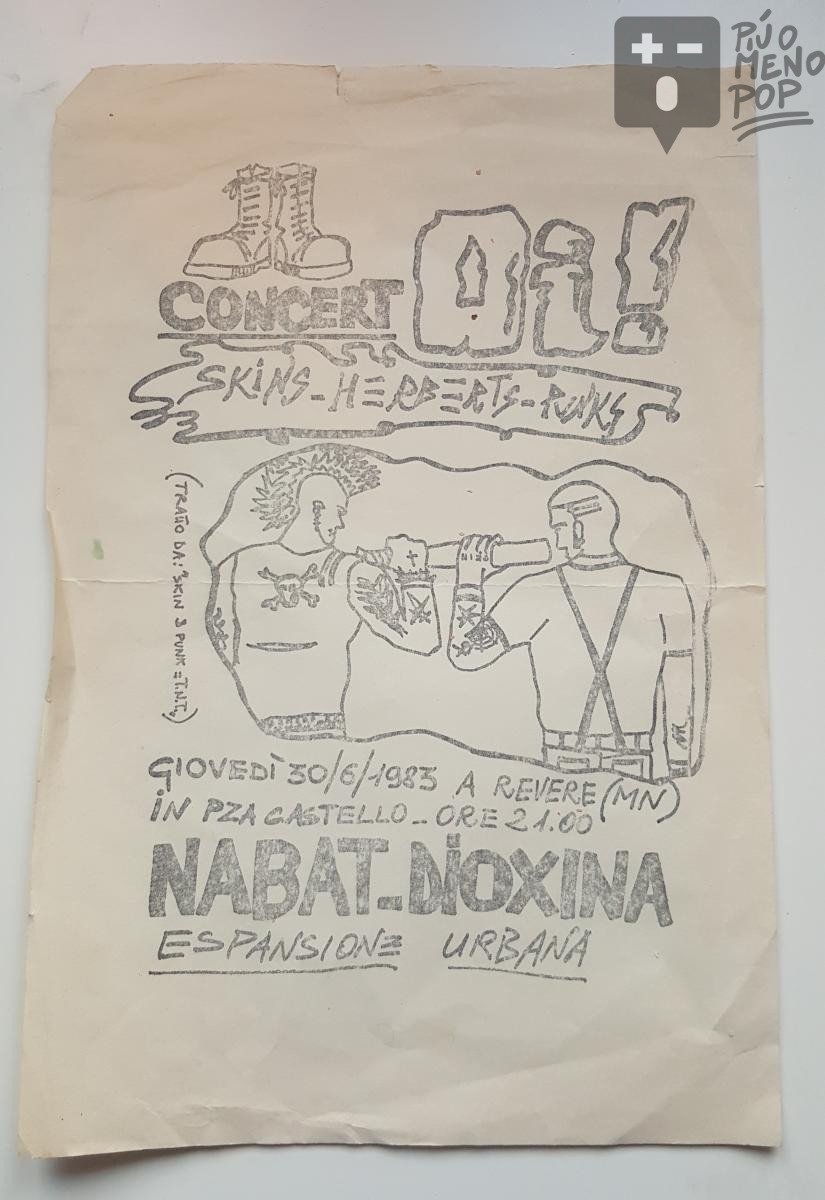 piuomenopop's tweet photo. #timemachine ci riporta al lontano 1983, dove in provincia di #Mantova si teneva il concerto di #NABAT e #dioxina https://t.co/zpzhvfdhBK https://t.co/KkEs6o7t2Q