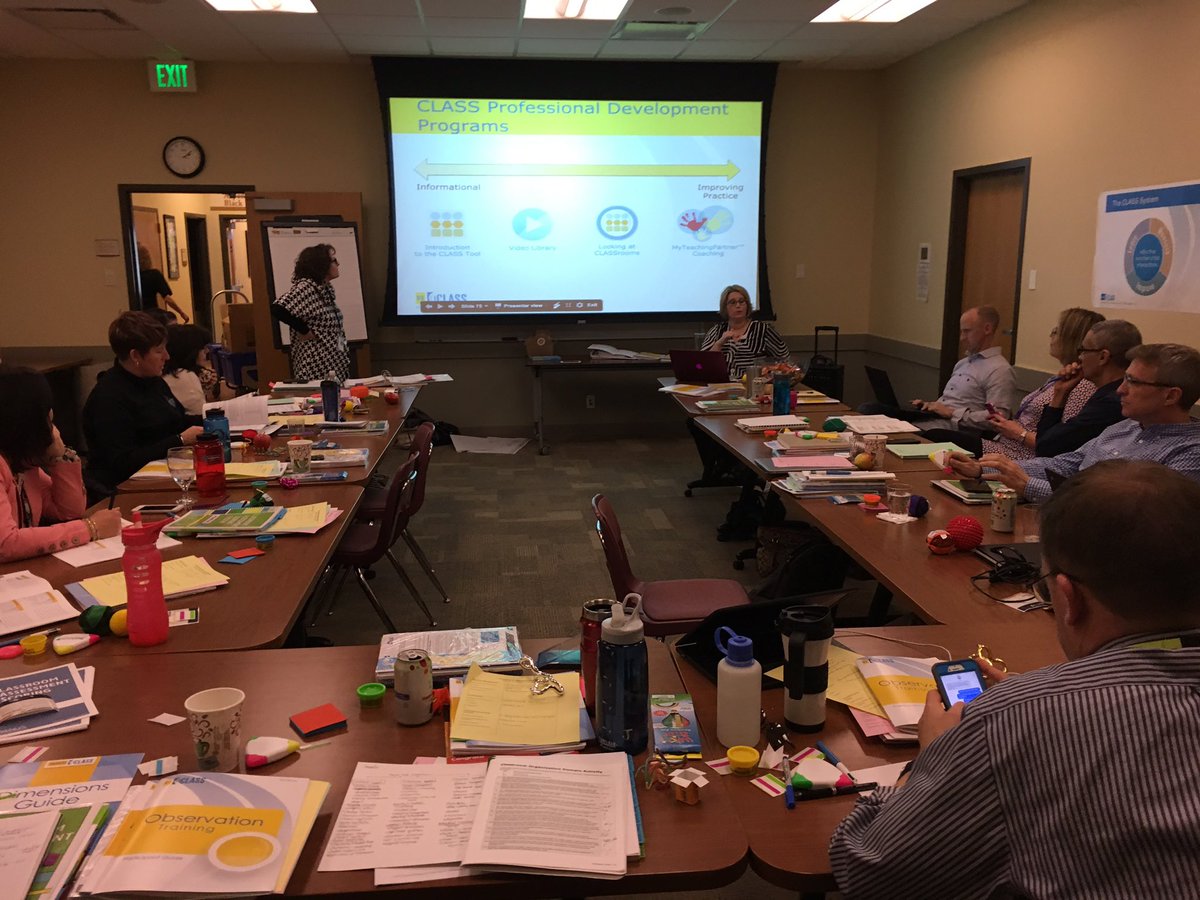 Awesome training at the Ed Center on CLASS- Classroom Assessment Scoring System! #bvsdPD