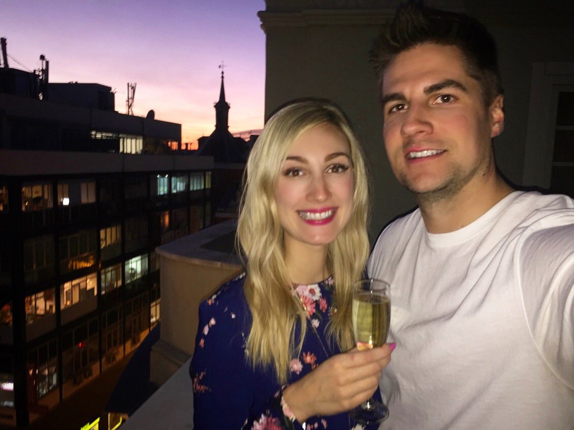 The best way to enjoy our last night in Madrid - sparkles at sunset at the beautiful <a href="/CataloniaHotels/">Catalonia Hotels & Resorts</a> 🇪🇸 🍾