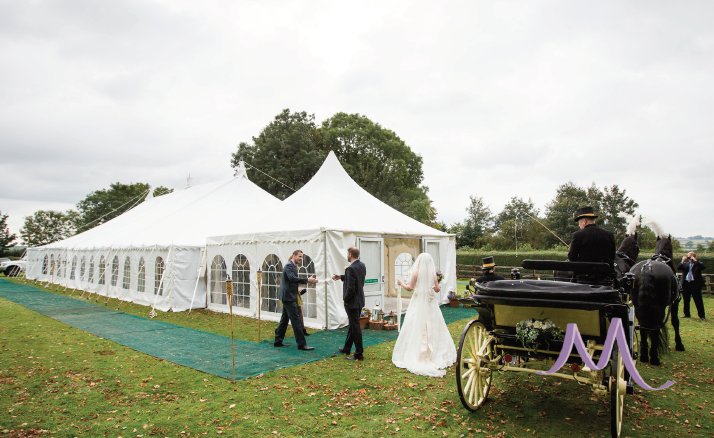 A beautiful and romantic setting for a wonderful wedding. #marqueewedding