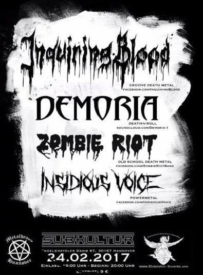 Am Freitag gibt's einen Satz heißer Ohren! #Hannover #DeathMetal #metal #oldschoolDM