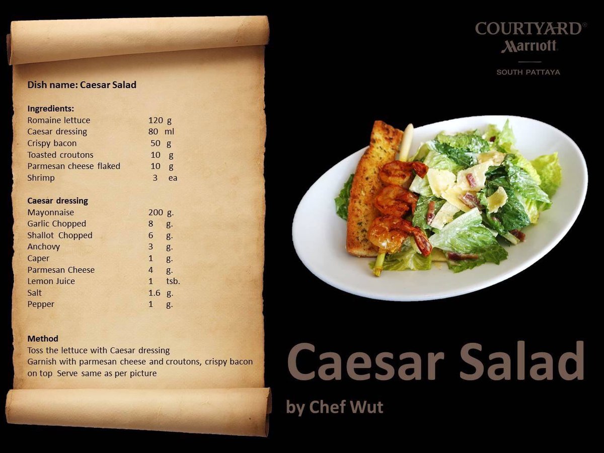 CourtyardPTX's tweet photo. Caesar Saladที่บอกได้เลยว่า เป็นซีซ่าร์สลัดรสชาติพิเศษที่ถุกปากทั้งคนไทย คนต่างชาติก็ว่าได้  แล้วมาลองชิมกันได้ทุกวันนะคะ https://t.co/ii8PECECqz