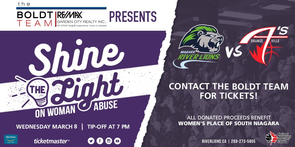 BoldtRealtyInc's tweet photo. Still need your tickets for the @RiverLions' #ShineTheLight night? We can help! #Ready2Roar https://t.co/RH8gryPnGb