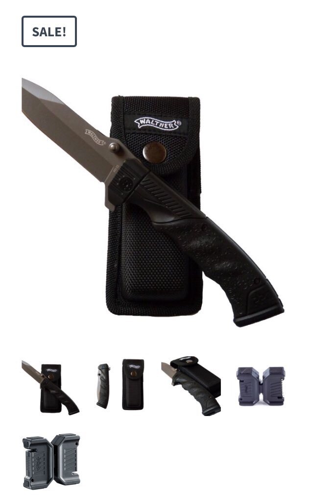 Er zijn niet heel veel #Walther #PPQ knives meer op voorraad. Wees gerust, nieuwe levering is alweer onderweg naar onze shop! #tactical