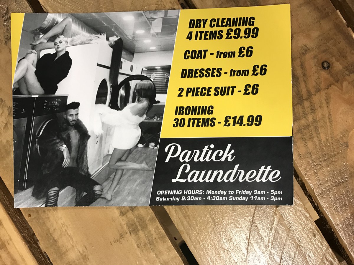 Air your dirty laundry at Partick Laundrette ✨