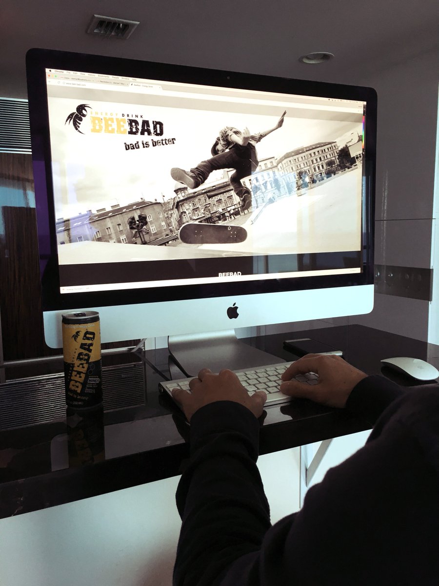 beebadusa's tweet photo. We’ll help you get through the week. A can of BeeBad is the only office supply you’ll need. https://t.co/deXMIlYEj2 #BadIsBetter https://t.co/lxppWhXcAG