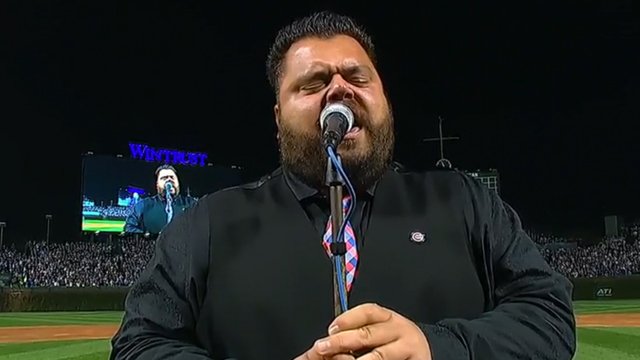 SBCubs's tweet photo. THIS JUST IN: @JohnVincent72 to perform the National Anthem on #OpeningDay at @FourWindsField. #SBCubs 
DETAILS ➡️ https://t.co/FWl0NrduDg https://t.co/2DXC9HFcdv