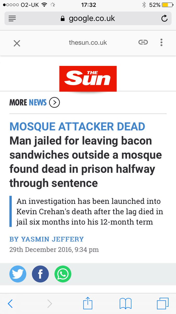 TRobinsonNewEra's tweet photo. in #Britain u get a yr for putting bacon near a mosque, a muslim walks free after #racism &amp; spiting on a baby https://t.co/8SFLu5WkFq