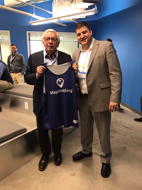 SalesforceMaps's tweet photo. David Stern has been drafted to #TeamMapAnything! @JohnStewart_MA @NBA #MapOff17 https://t.co/LEZCQfqKUg