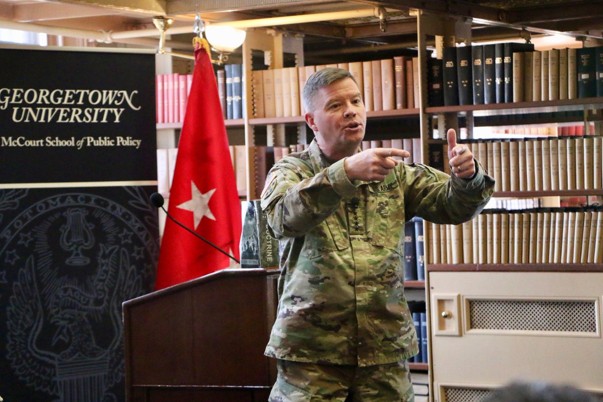 General David Perkins Discusses Leadership at McCourt