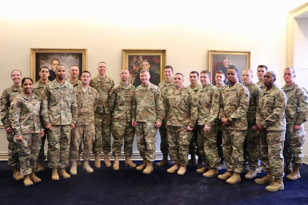 General David Perkins - group photo with MPM JCS students