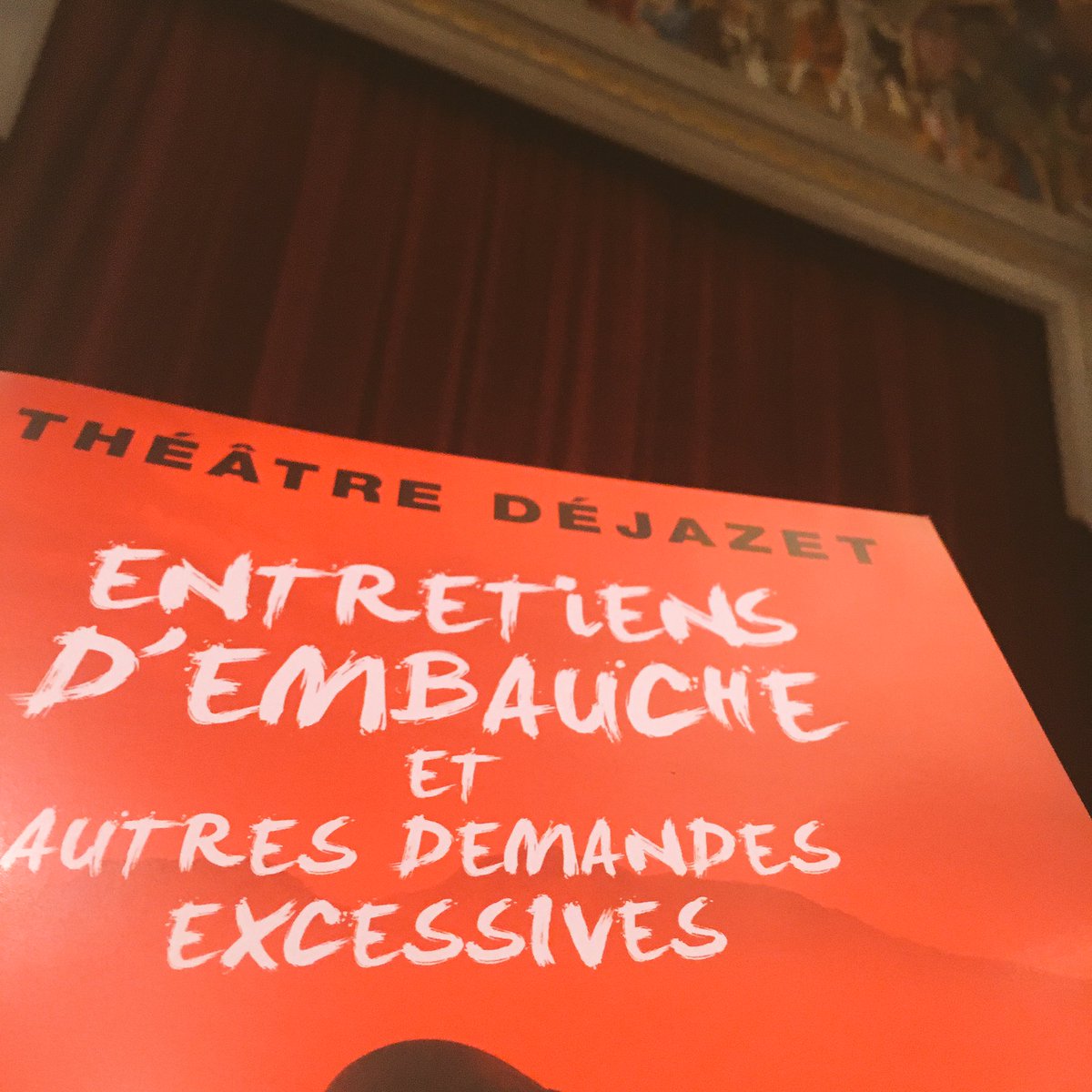 Nicolas M (@nicolasmaille) on Twitter photo En entretien ce soir au Dejazet <a href="/Embauche_ITW/">Entretiens.Embauche</a> En entretien ce soir au Dejazet <a href="/Embauche_ITW/">Entretiens.Embauche</a>