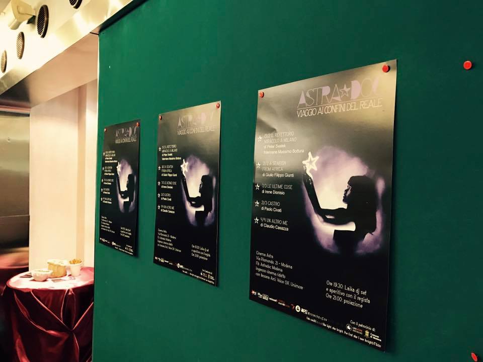 voiceoffmodena's tweet photo. Fra poco si inizia!! Vi aspettiamo dalle 19:30 con aperitivo e Laika djset e h21"A Seafish From Africa" #cinema Astra #Modena! #RealityIsOff https://t.co/OmdoOpiN9V