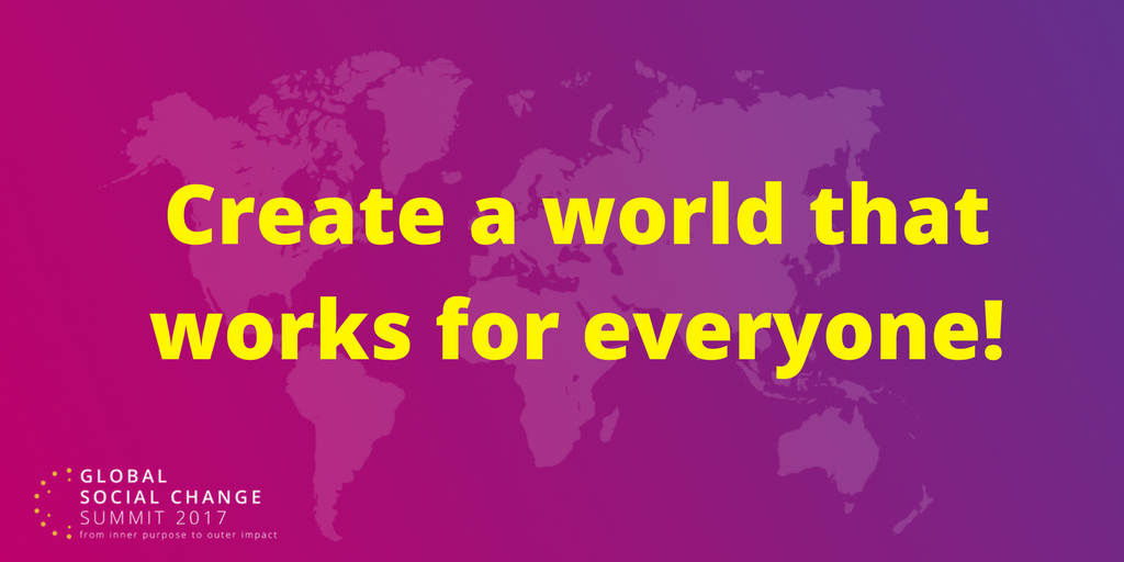 Join leading experts &amp; change makers at the Global Social Change Summit! Create a world that works for everyone. ow.ly/xj4r3098zND