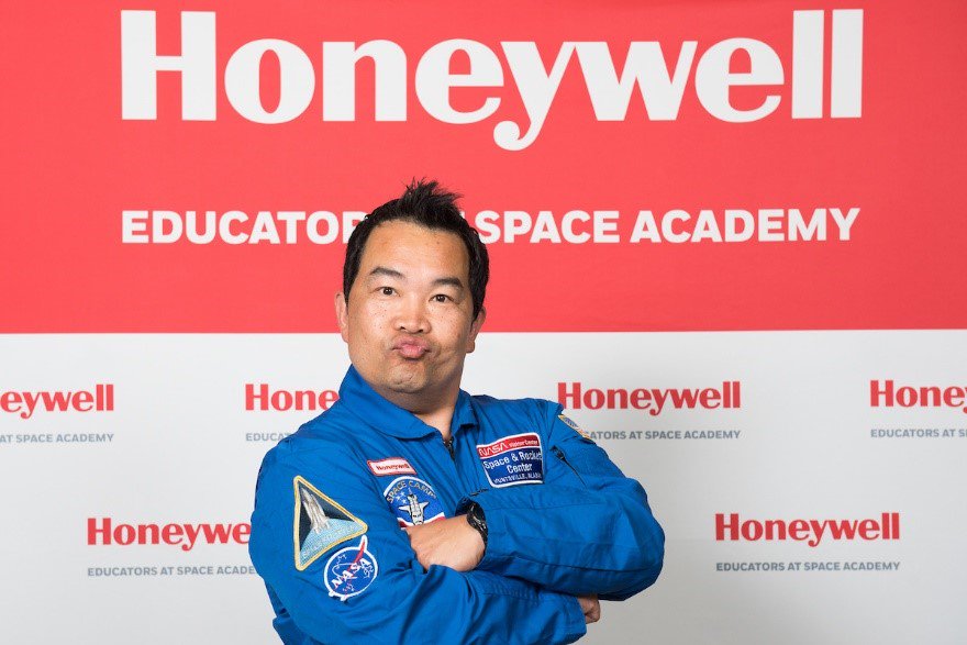 HON_Citizenship's tweet photo. #HESA ALUMNI—how many of you still wear your flight suit in the classroom?? Will our #HESA2017 teachers ever want to take theirs off? https://t.co/vNCeUQUUSJ