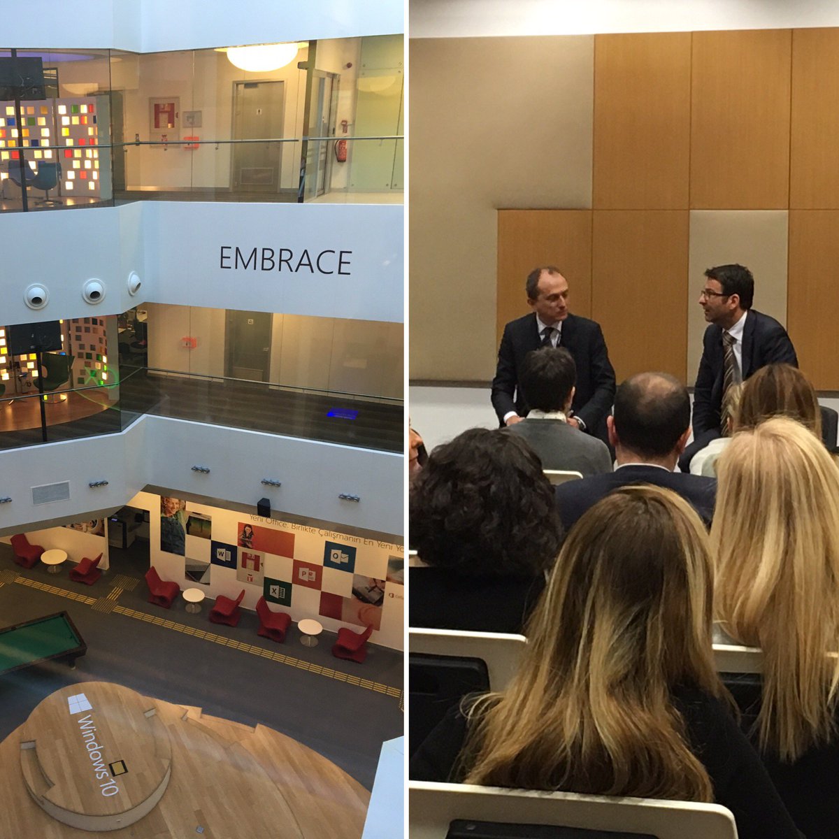judsonalthoff's tweet photo. Spending some time at the super cool @MicrosoftMEA HQ in Instanbul. Thanks @mkansu @MicrosoftTR for hosting me at your All Hands today! https://t.co/yR7vL1JSiX