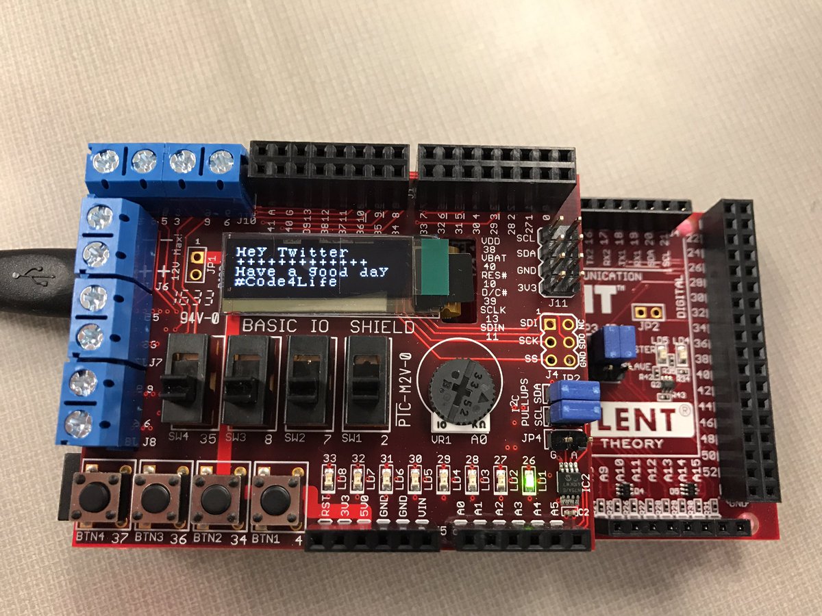 devkets's tweet image. ChipKit-Max32 coding today... messages on point #code4life