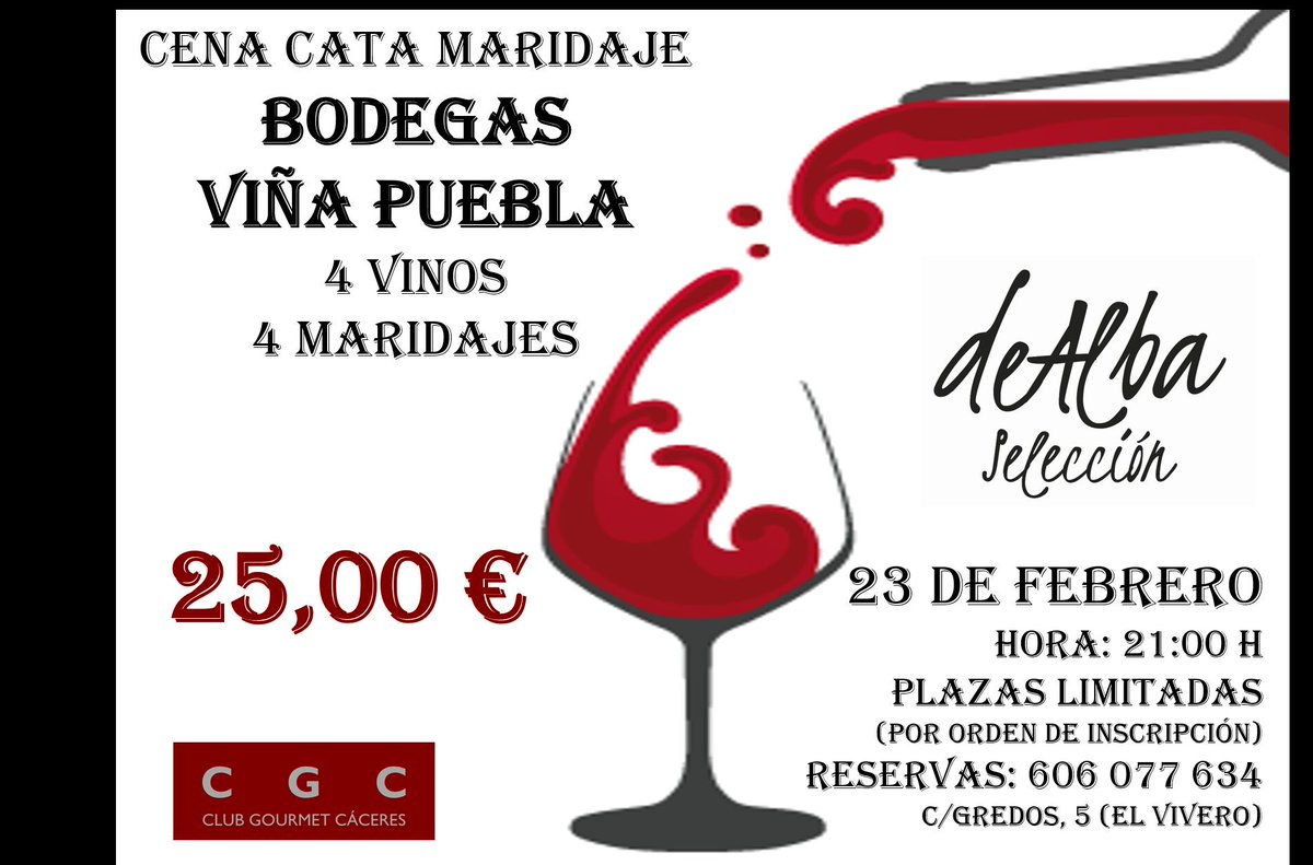 dealbaseleccion's tweet photo. Este jueves Cata Bodegas Viña Puebla. Excelentes vinos y excelentes maridajes.  No te lo pierdas. #calidad #gourmet #dealbaseleccion https://t.co/RDJAEMjQQC