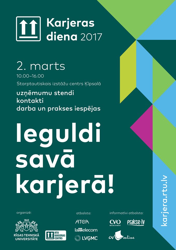 BEST_Riga's tweet photo. Karjeras diena 2017 nav aiz kalniem! Jau 2.martā nāc uz Ķīpsalas izstāžu zāli un uzzzini visu par darba iespējām! https://t.co/ZS0SFeOlVk https://t.co/jOvkdKb1zW