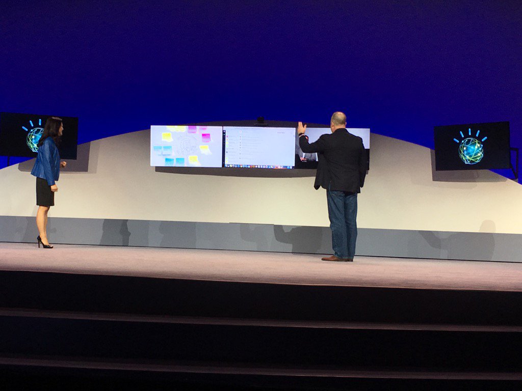 b4tao's tweet image. Multi-mode and medium meeting - redefining collaboration w/ #watsonwork at #ibmconnect w/ @Inhicho and @ccrummey