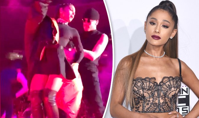 WATCH: Ariana Grande suffers embarrassing wardrobe malfunction mid-concert....