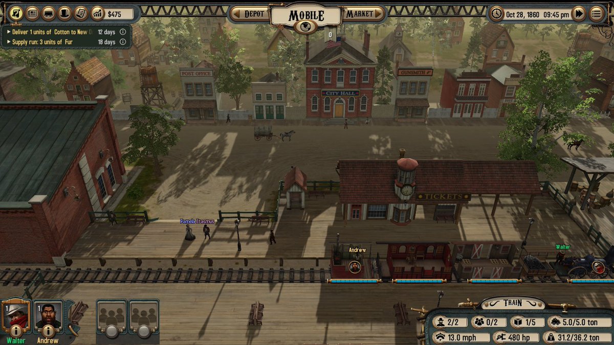 BountyTrain's tweet photo. Morning in Mobile! We have finished another city so later it will be available in the game. #screenshotsaturday https://t.co/yPNcS6ySCG