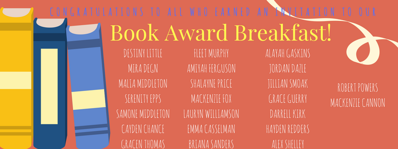 CLeeMatthews's tweet photo. Annual South Carolina Book Awards voting breakfast tomorrow! So proud of these 22 for reading! #whowantsbacon @MacedoniaMiddle https://t.co/wJMk7gAfGB