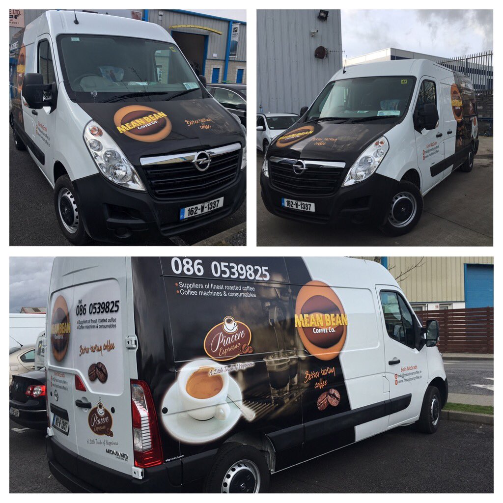 Mean_BeanCoffee's tweet image. Thanks to Struan and the guys in @SignSelect for the Graphics on our new Mean Bean van professional as  always #supportlocal #meanbeancoffee