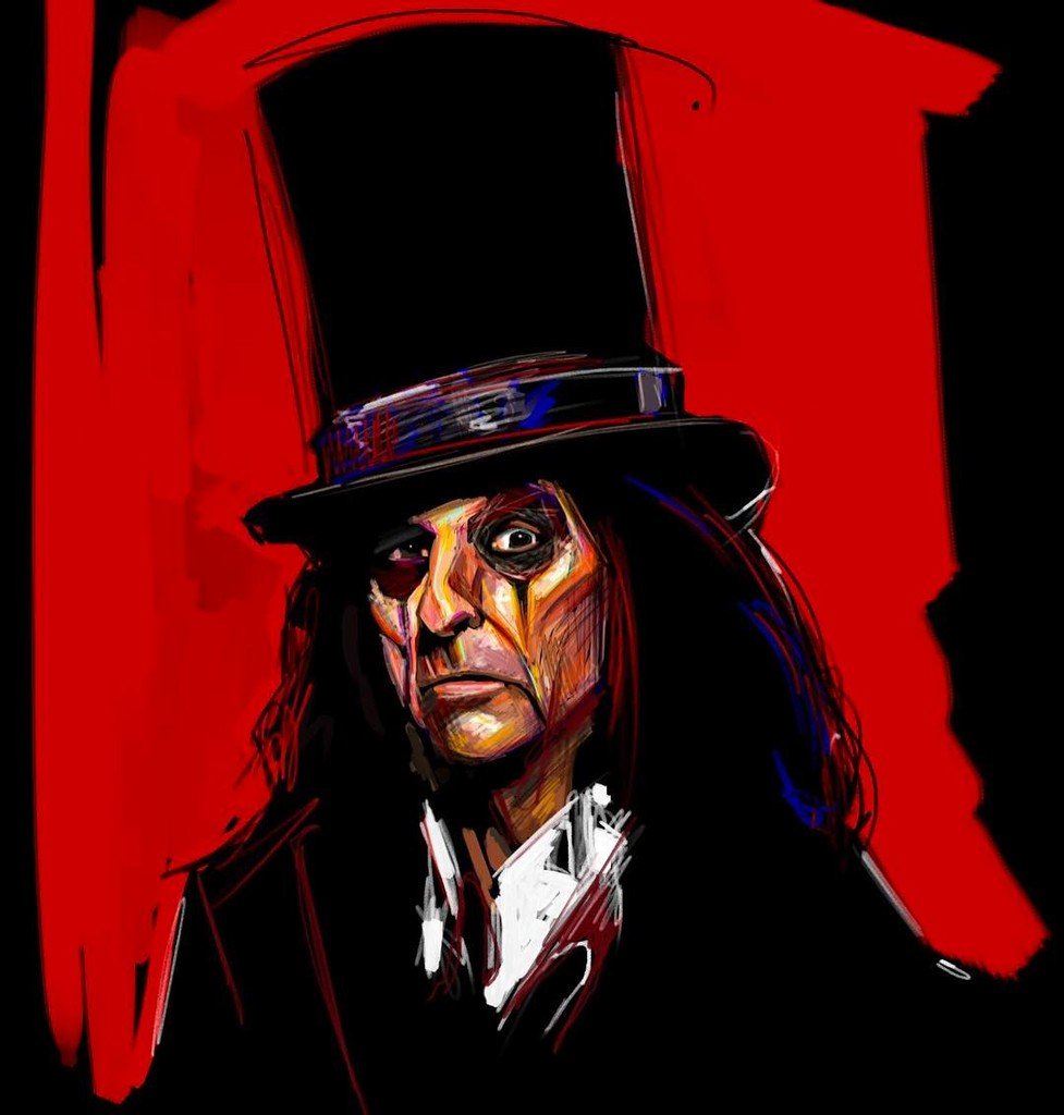 Happy Birthday Alice Cooper..IPad Sketch.    