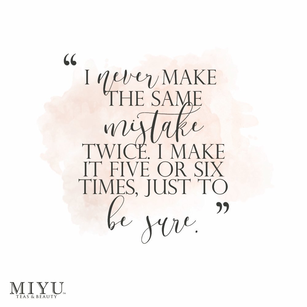 MIYUBeauty's tweet photo. For all those who've ever made mistakes, we feel you 😝... #nobodysperfect #totallyus https://t.co/G1wcd3QEnc