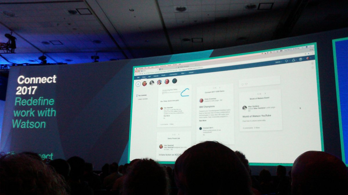 erikavarga's tweet image. New IBM Connections home page at #ibmconnect !!