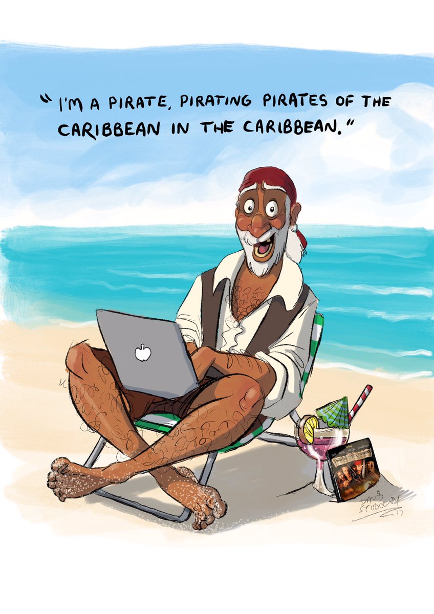 stodoe's tweet photo. I'm a pirating #pirate. Another #Dsketch entry at work with the @DisneyAnimators The theme was #PiratesoftheCaribbean https://t.co/89yCYxzq0E