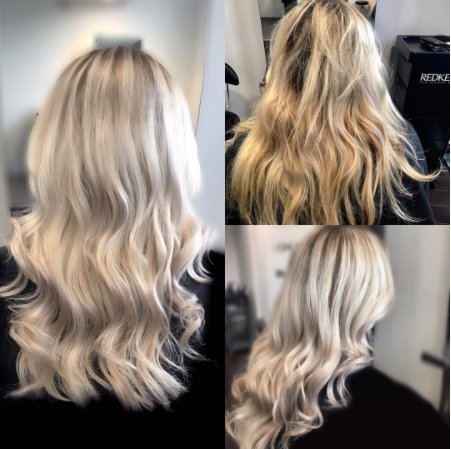 MatthewLukeHair's tweet photo. This icy blonde is the most subtle balayage we've ever seen! #Blowdryworld #Milan https://t.co/ONSgswfmJi