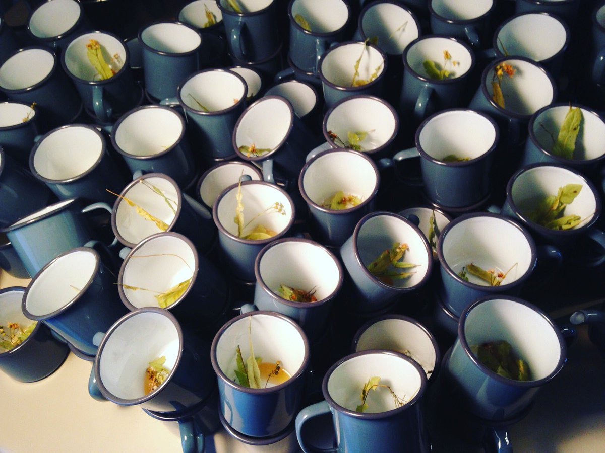 We were thrilled to be a part of the Faye Toogood London Fashion Week show today! Over 300 Falcon mugs of lime blossom and honey tea...