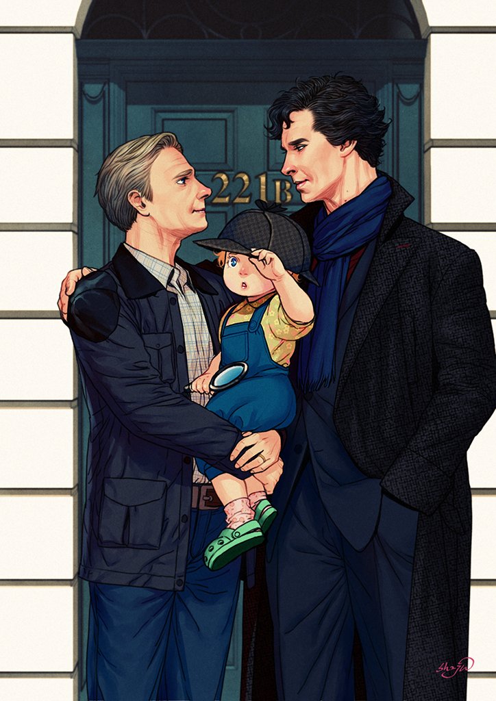 sh2jw's tweet image. 221b의 날에 올렸어야 하는데 늦었다네ㅜ
#johnlock