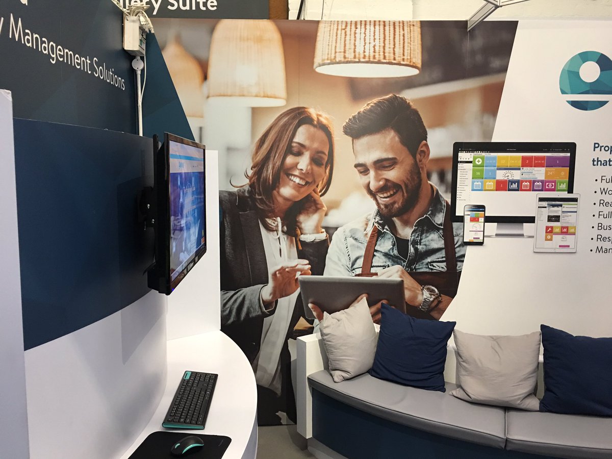 custocreative's tweet photo. @RMSCloudUK a great example of how to reuse modular stand components and use them in variety of different situations #TravelTechEu #expo https://t.co/LccjnsiOe2