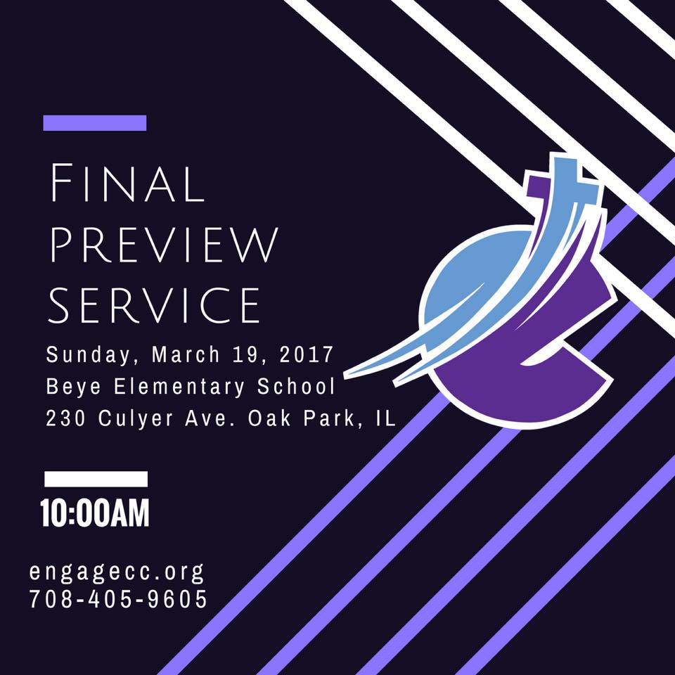 rjchamp's tweet photo. Praying for @engagecchurch as they prepare for their final preview service. https://t.co/QoVnGMKkIJ