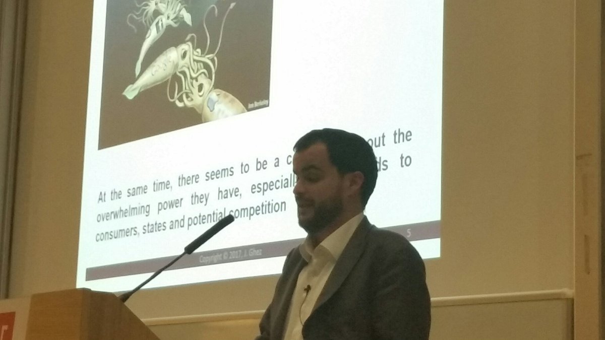 HECParis's tweet photo. Is #GAFA the truly meaningful #oligopoly of today? asks @jeremyghez #TechGiantsTakeControl https://t.co/sNIdzMYzWH